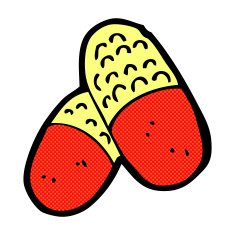 comic cartoon medical pills N2