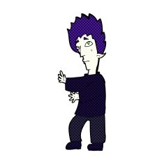comic cartoon vampire N3