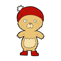 comic cartoon cute teddy bear N11