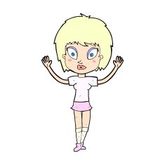 comic cartoon pretty girl N9
