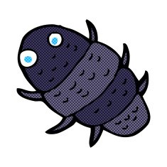 comic cartoon bug N2