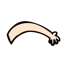 comic cartoon arm N4