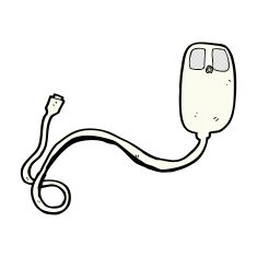 comic cartoon computer mouse