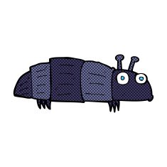 comic cartoon bug N3