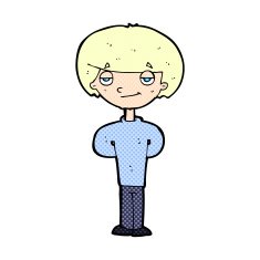 comic cartoon happy man N24