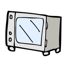 comic cartoon microwave N2