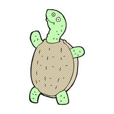 comic cartoon happy turtle
