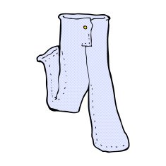 comic cartoon pair of jeans