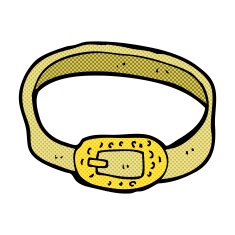 comic cartoon belt N2