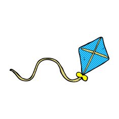 comic cartoon kite N3