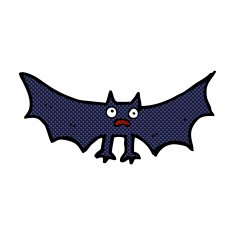 comic cartoon bat N3