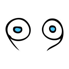 comic cartoon eyes N4
