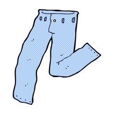 comic cartoon jeans