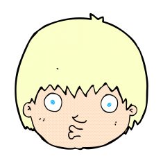 comic cartoon curious boy N3