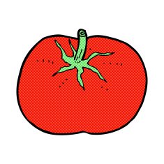comic cartoon tomato N11