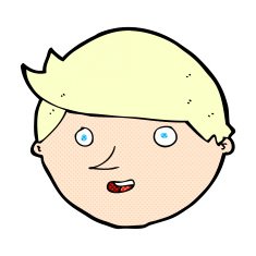 comic cartoon happy face N4