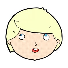comic cartoon happy face N5