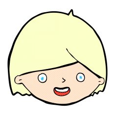 comic cartoon happy face N7