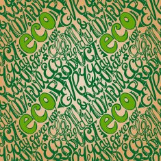 Eco friendly concept-seamless hand drawn pattern doodles letter N3