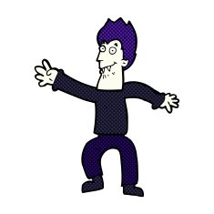 comic cartoon vampire N8