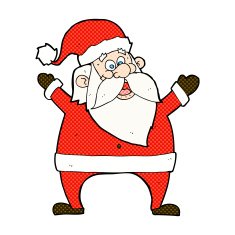 jolly santa comic cartoon N2
