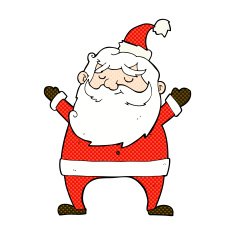 jolly santa comic cartoon N3