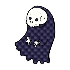 comic cartoon spooky ghoul