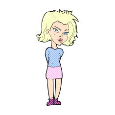 comic cartoon woman N2