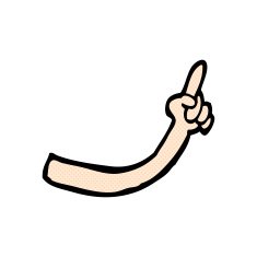 comic cartoon arm N15