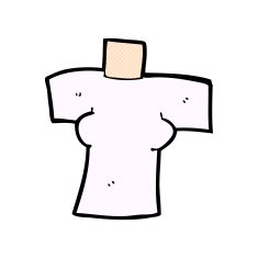 comic cartoon female body