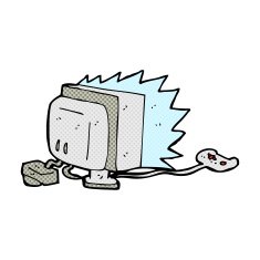 comic cartoon computer game