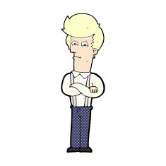 comic cartoon annoyed man N7