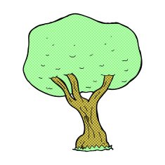 comic cartoon tree N5
