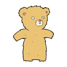 cute comic cartoon teddy bear N6