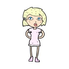 comic cartoon woman N3