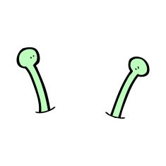comic cartoon alien antennae N2