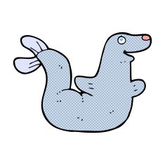 comic cartoon seal N2