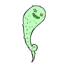 comic cartoon spooky ghost N4