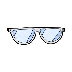 comic cartoon glasses N4