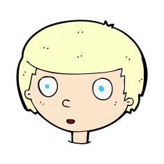 comic cartoon curious boy N4