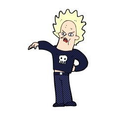 comic cartoon nasty boy