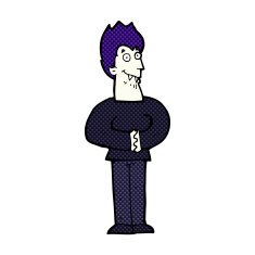 comic cartoon vampire N13
