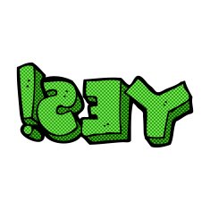 comic cartoon yes symbol