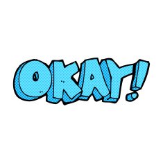 comic cartoon okay sign