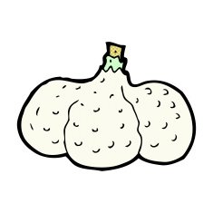 comic cartoon garlic N3