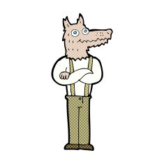 comic cartoon funny werewolf N2