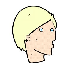 comic cartoon surprised face N2
