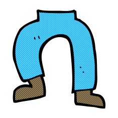 comic cartoon legs N8
