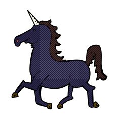 comic cartoon unicorn N4