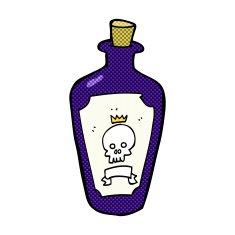 comic cartoon poison